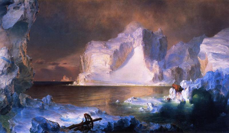 Frederic Edwin Church The Iceburgs oil painting picture